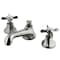 Kingston Brass KS4468BEX Essex 8" Widespread Bathroom Faucet, Brushed Nickel KS4468BEX - alternate 1